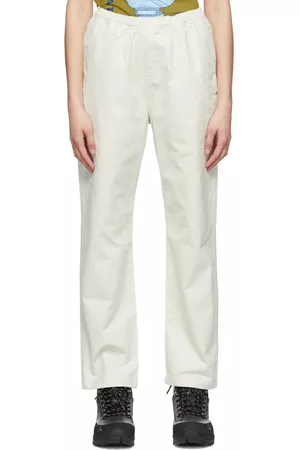 STUSSY Women Pants - Off-White Beach Trousers