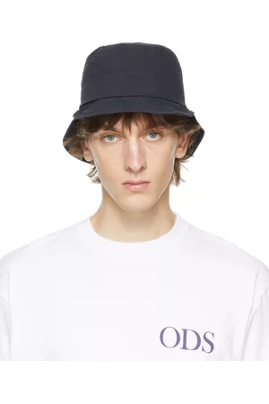 UNDERCOVER Navy Double Flap Hat