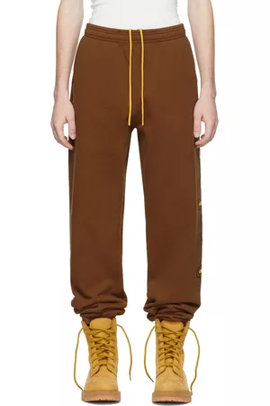 Drew House Men Loungewear - SSENSE Exclusive Brown Cartoon Font Lounge Pants