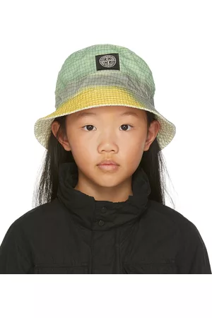 Stone Island Kids Green & Airbrushed Bucket Hat