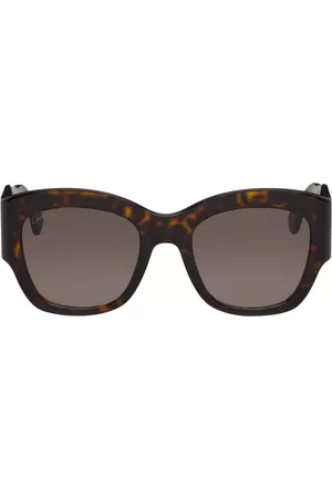 Cartier Tortoiseshell Square Sunglasses