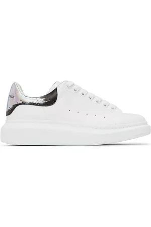 Alexander McQueen Men High Top Sneakers - White Oversized Sneakers