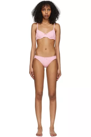 Solid Women Bikinis - Pink Daphne Bikini