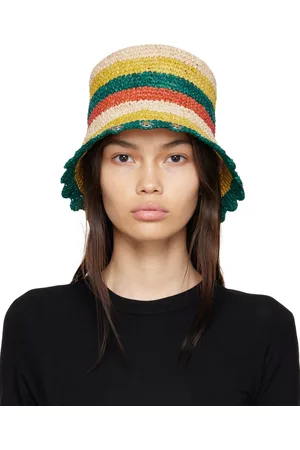 Paco rabanne Multicolor Raffia Beach Hat