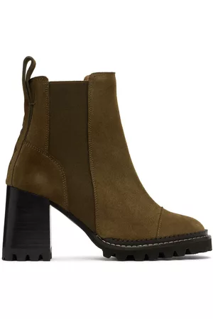 See by Chloé Women Ankle Boots - Khaki Mallory Ankle Boots