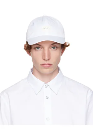 rag & bone White Addison Baseball Cap