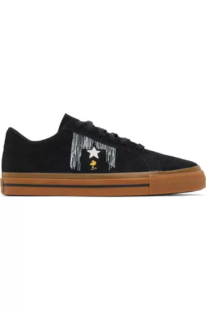 Converse Men High Top Sneakers - Black Peanuts Edition One Star Sneakers