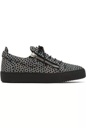 Giuseppe Zanotti Men High Top Sneakers - Black Frankie Sneakers