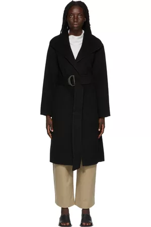 Vince Women Coats - Black Belted Coat