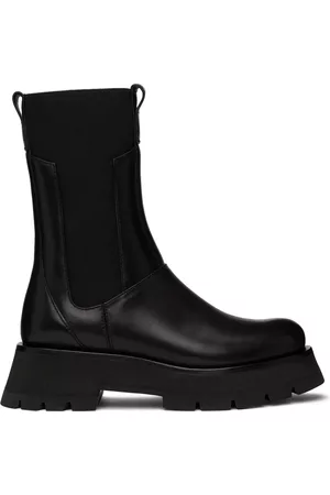 3.1 Phillip Lim Women Boots - Black Kate Combat Boots