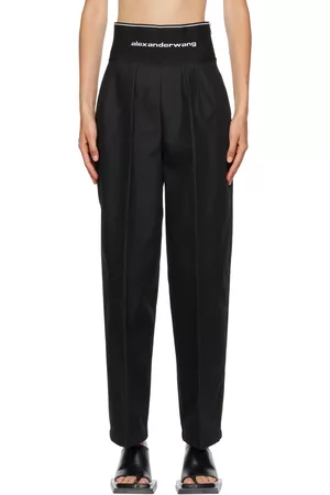 Alexander Wang Black Carrot Leg Trousers