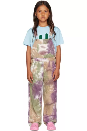 Molo Girls Dungarees - Kids Multicolor Aer Overalls