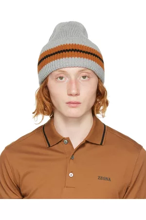 Z Zegna Gray Techmerino Beanie