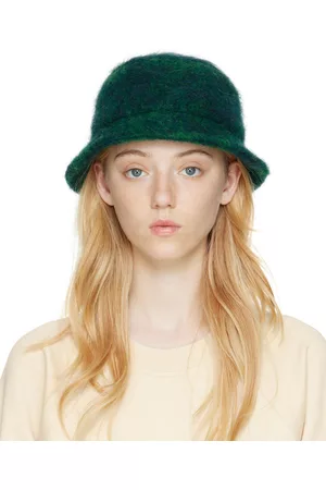 Marni Green Mohair & Alpaca Bucket Hat