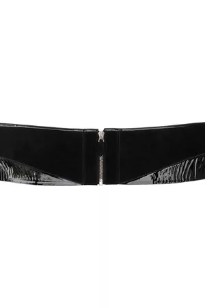 Alaïa Black Suede Bustier Belt