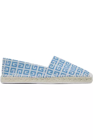Givenchy Women Casual Shoes - White & Blue 4G Espadrilles