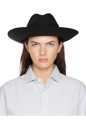 Golden Goose Women Hats - Black Golden Felted Fedora