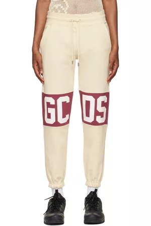 GCDS Men Loungewear - Off-White Band Lounge Pants