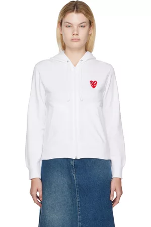 Comme des Garçons Layered Heart Patch Hoodie
