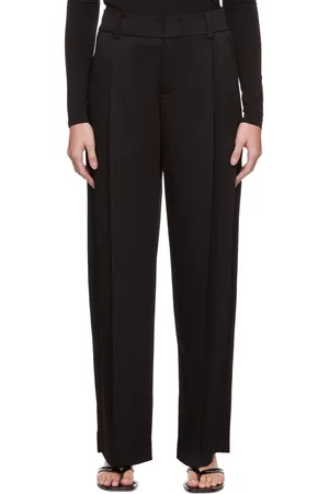 Vince Women Formal Pants - Black Tailored Trousers