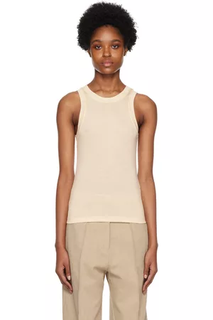 Dagmar Women Tank Tops - Off-White Camelia Tank Top