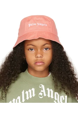 Palm Angels Kids Embroidered Bucket Hat
