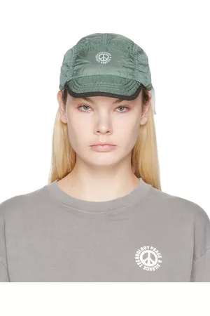 SATISFY Women Caps - SSENSE Exclusive Green Powerflower Cap