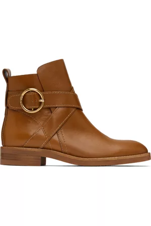 See by Chloé Women Ankle Boots - Tan Lyna Ankle Boots