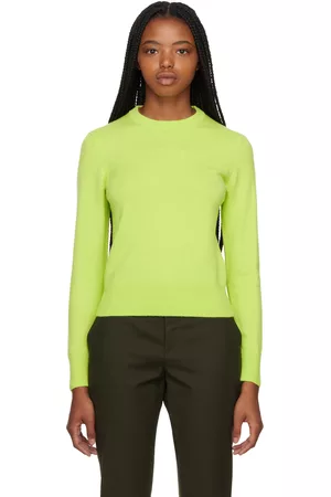 Vince Women Sweaters - Green Fitted Sweater