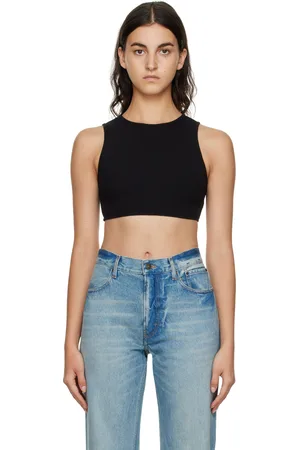 GAUCHERE Cropped twill camisole