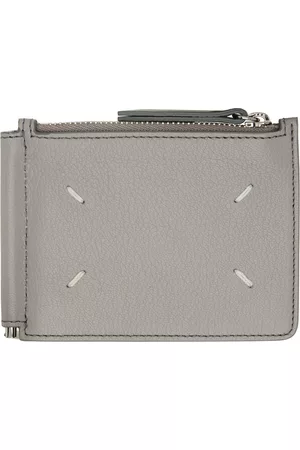 Maison Margiela Men Wallets - Gray Clip Wallet
