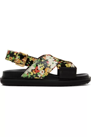 Marni Women Sandals - Black Fussbett Sandals
