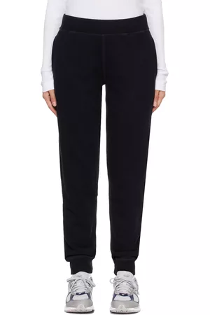 Sunspel Women Loungewear - Black Relaxed-Fit Lounge Pants