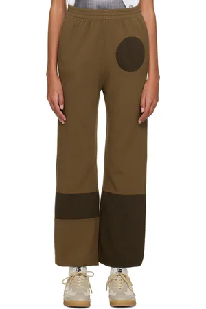 Maison Margiela Khaki Paneled Lounge Pants