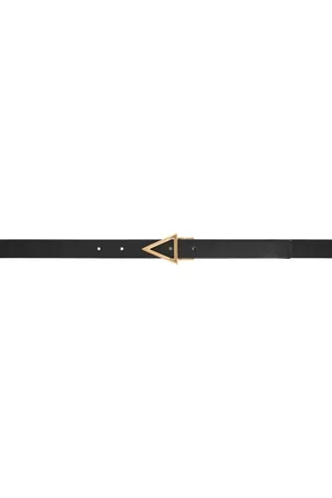 Bottega Veneta Black Triangle Belt