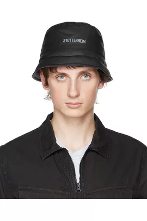 Stutterheim Men Hats - Black Skärholmen Puffer Bucket Hat