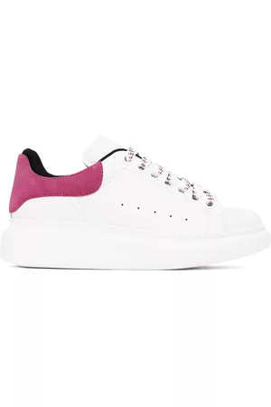 Alexander McQueen Women High Top Sneakers - White Larry Sneakers