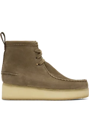 Clarks Women Boots - Brown Wallabee Craft Boots