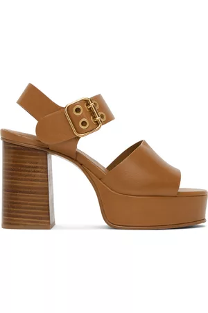 See by Chloé Women Sandals - Brown Lexy Heeled Sandals