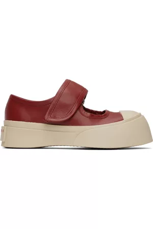 Marni Women Sneakers - Red Pablo Mary-Jane Sneakers