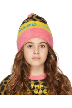 Marc Jacobs Kids Multicolor 'The Cheetah Pom' Beanie
