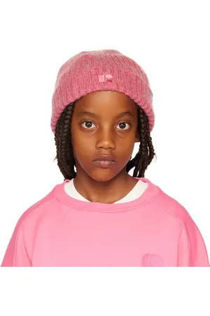 Repose AMS Kids Pink Embroidered Logo Beanie