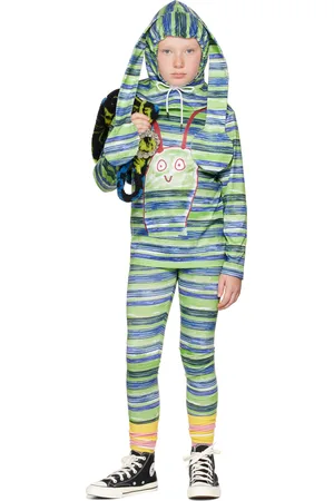 Chopova Lowena SSENSE Exclusive Kids Green & Blue Funny Bug Costume