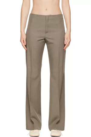 Hope Women Pants - Gray Aspect Trousers
