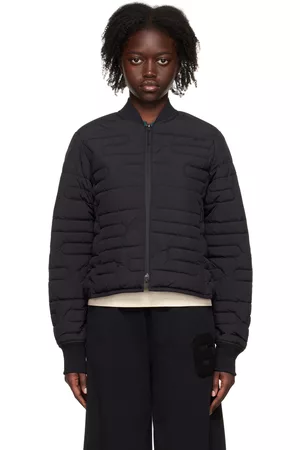 Y-3 Women Bomber Jackets - Black Classic Liner Bomber Jacket