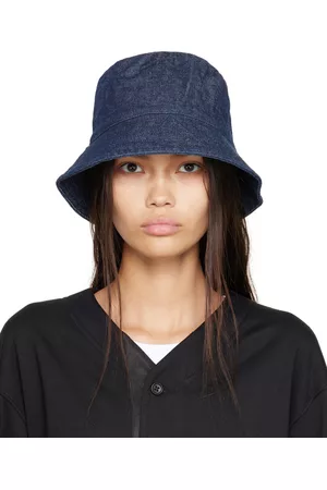 ENGINEERED GARMENTS Women Hats - Blue Asymmetrical Bucket Hat