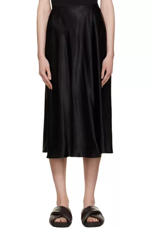 Max Mara Women Midi Skirts - Black Coimbra Midi Skirt