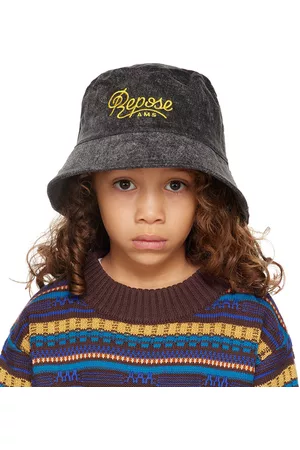 Repose AMS Kids Gray Denim Bucket Hat