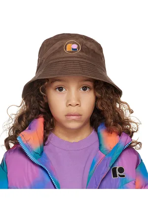 Repose AMS Kids Brown Embroidered Logo Bucket Hat