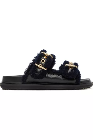Marni Women Sandals - Black Fussbett Sandals